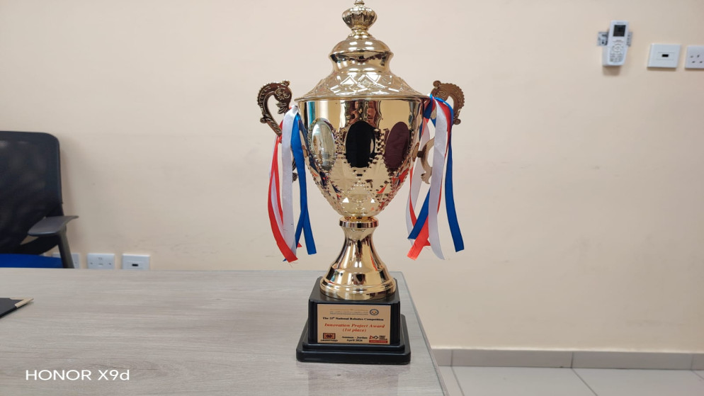 مدرسة في جرش تحصد المركز الأول في بطولة الروبوت الوطنية بمشروع ابتكاري