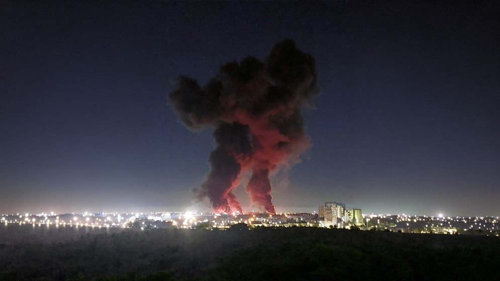 الجيش الاسرائيلي يشن ضربات جوية على ايران